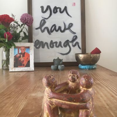 Als het ook maar even kan doen we hier de loopmeditatie.