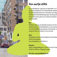 Stadsmeditatie Rotterdam: iedere vrijdag een uurtje stilte middenin de stad