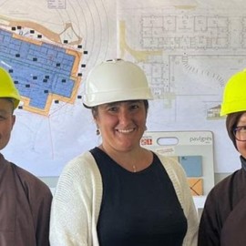 Voortgang bouw- en renovatie Plum Village
